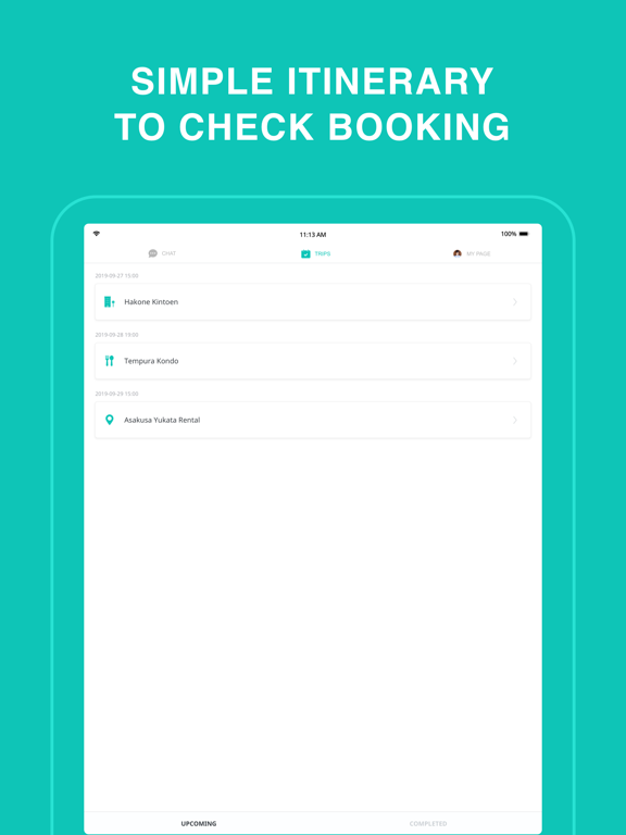 Tabiko: Japan Travel Concierge iPad screenshot 4 - Travel app