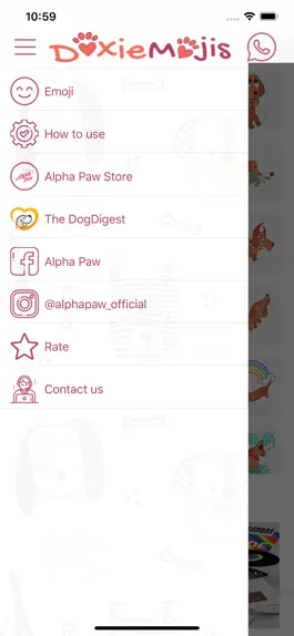 Game screenshot DoxieMojis: Dachshund Stickers apk