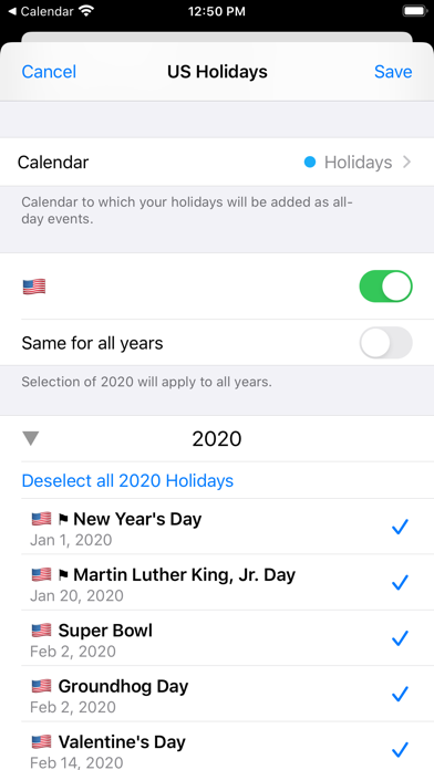 How to cancel & delete Holidays 2019 from iphone & ipad 2
