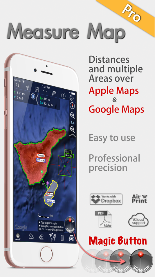 #1. Measure Map Pro (iOS) 来自: Blue Blink One, SL