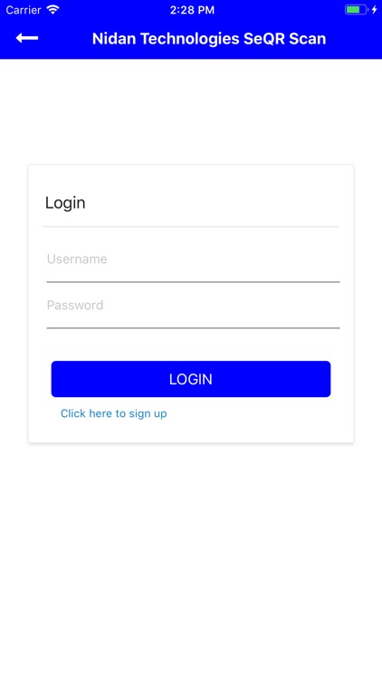 Nidan Technologies SeQR Scan