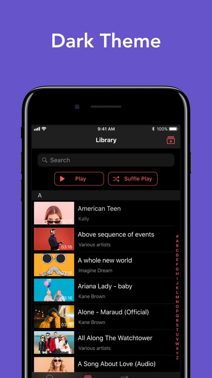 Mu - Online Music Video Player screenshot-3