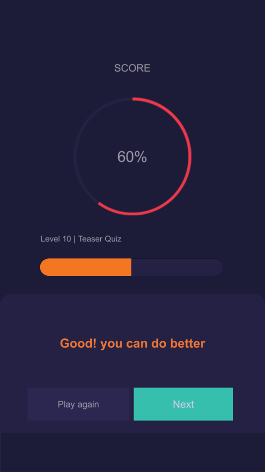 #5. Brain Teaser: Trivia Quiz Game (iOS) Podle: Ameer Moosa