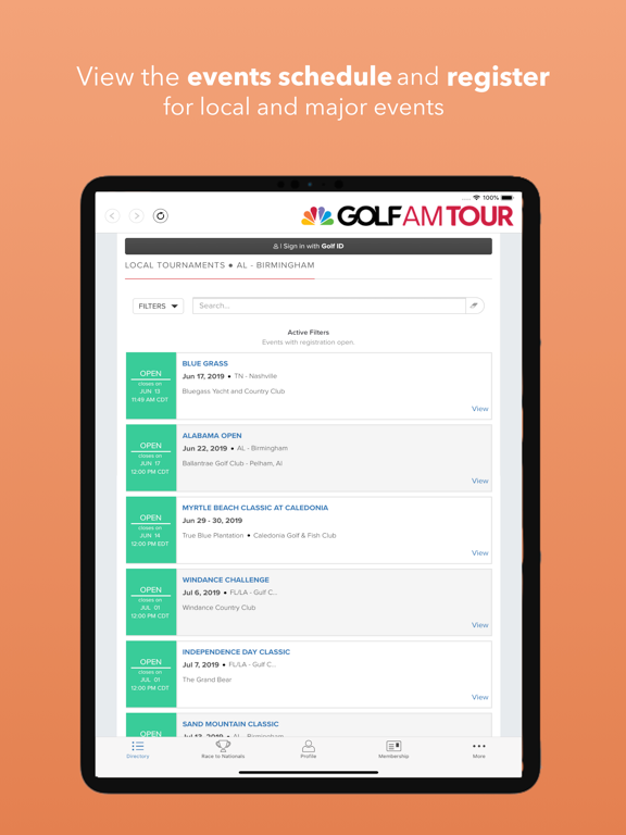 Screenshot #6 pour Golf Channel AM Tour