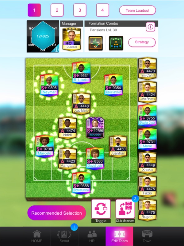 SEGA POCKET CLUB MANAGER screenshot 4