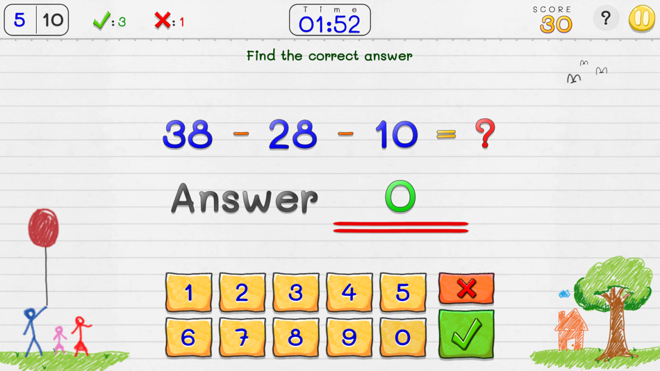 #3. Math Game collection for You (iOS) 由: kittisak wongkantarakorn
