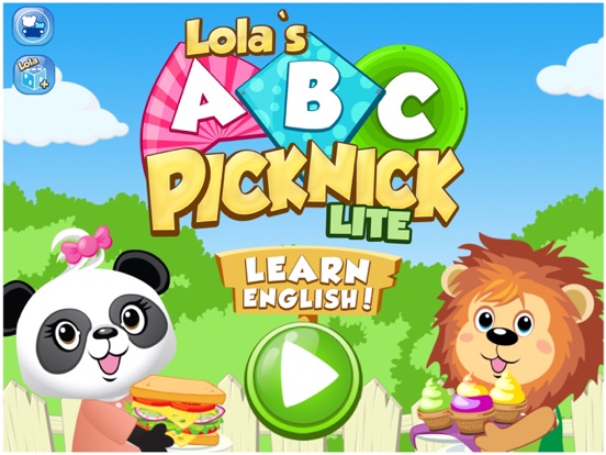 Lola's ABC picknick LITE iPad app afbeelding 1