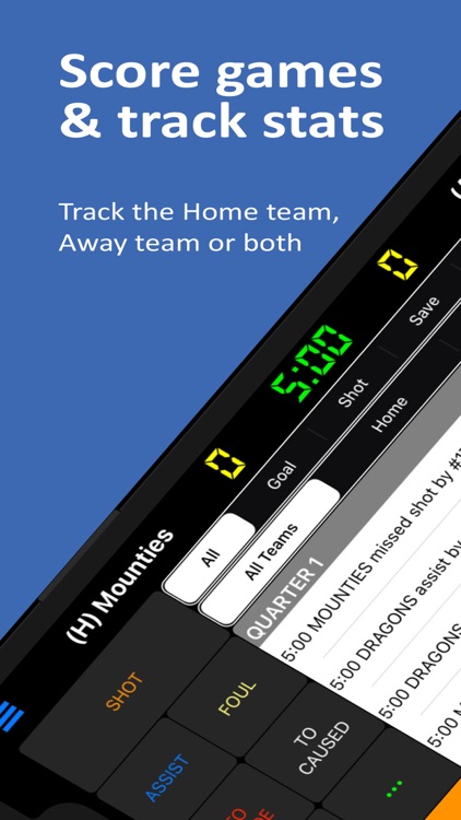 Water Polo Scorebook + Stats