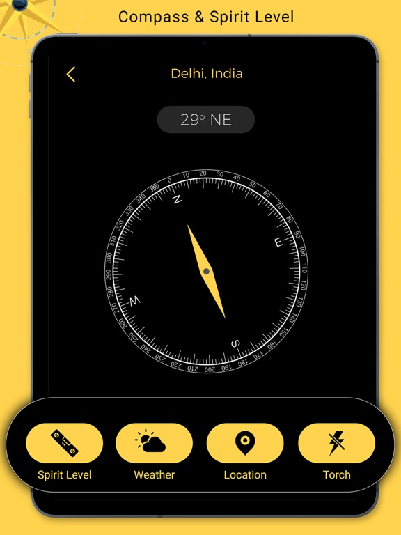Screenshot #5 pour Digital Compass & Spirit Level