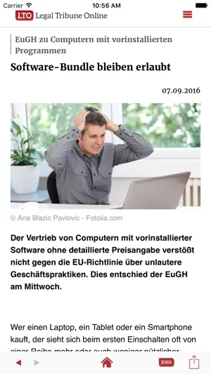 Legal Tribune Online screenshot 1