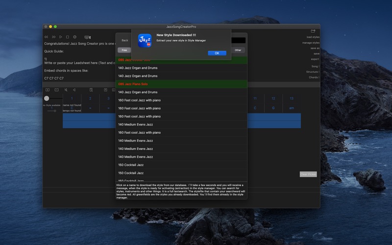 Screenshot #2 pour Jazz Song Creator Pro
