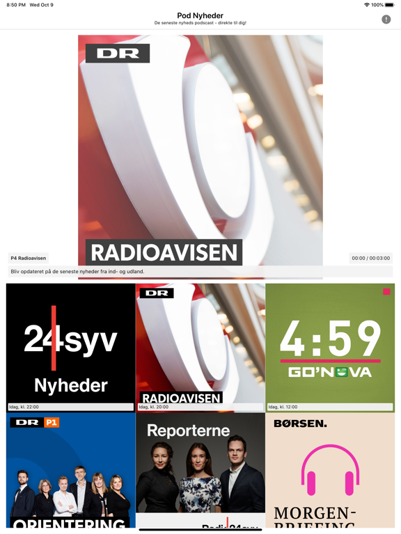 Screenshot #4 pour Pod Nyheder