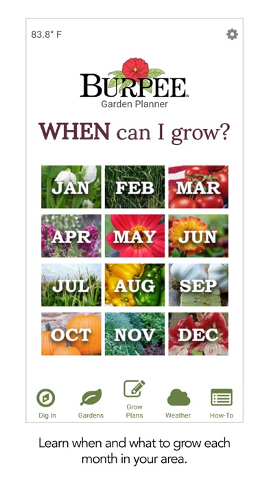 Screenshot 1 of Garden Time Planner App