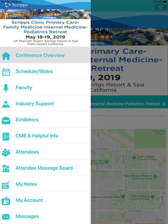 Scripps Health CME iPad screenshot