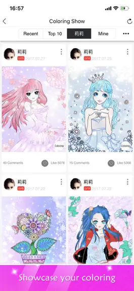 Game screenshot Princess Coloring Book Show hack