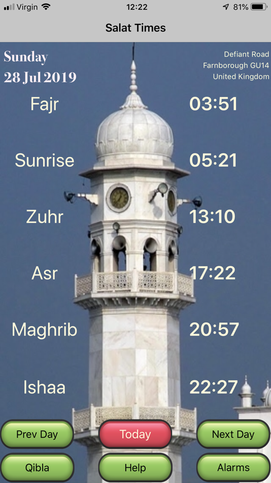 #3. Salat Calculator - MAUK (iOS) 由: Majlis Ansarullah UK