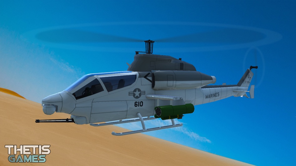 #8. Helicopter Simulator 2018 (iOS) 由: Thetis Consulting