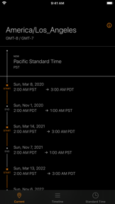 Daylight Saving Time screenshot