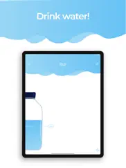water reminder and tracker iPad Captures Décran 1