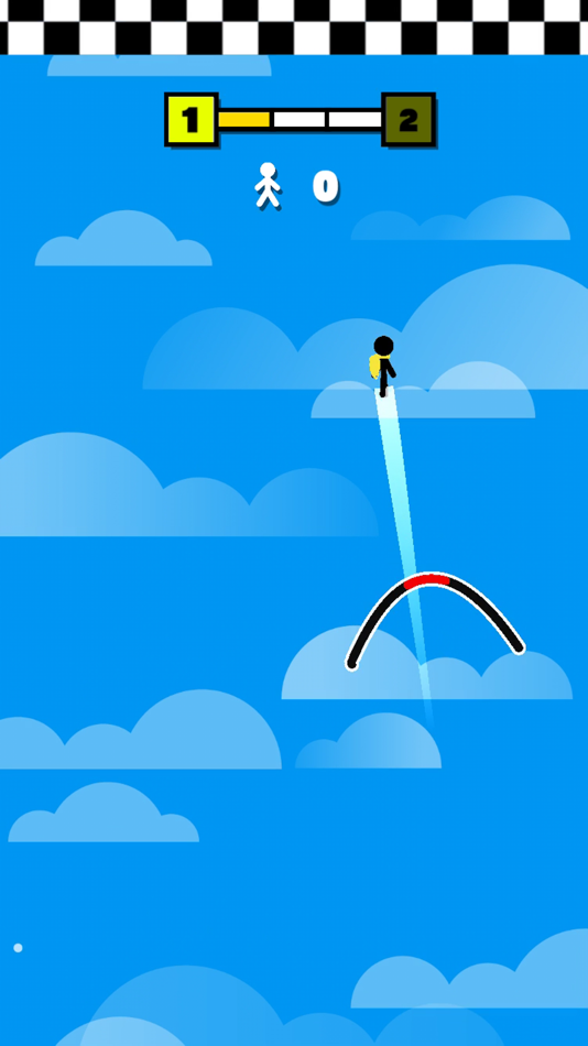 #1. Bouncy Line (iOS) 由: Geisha Tokyo Inc.