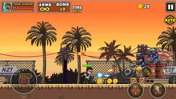 Metal commando slug gun Fire screenshot-4