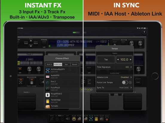 Quantiloop Pro - Live Looper iPad app afbeelding 4