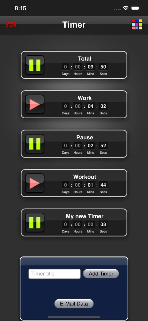 #4. Timer App (iOS) Oleh: Piet Jonas