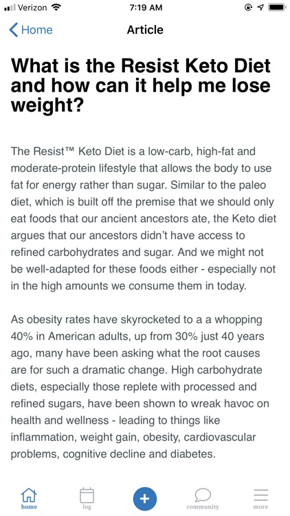 Resist - Keto low carb diet screenshot-8