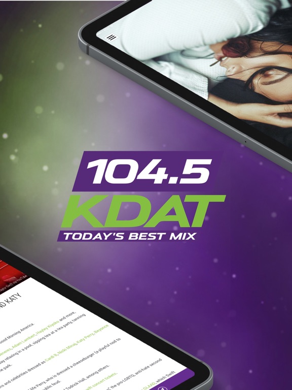104.5 KDAT - Today's Best Mix iPad screenshot 2 - Music app