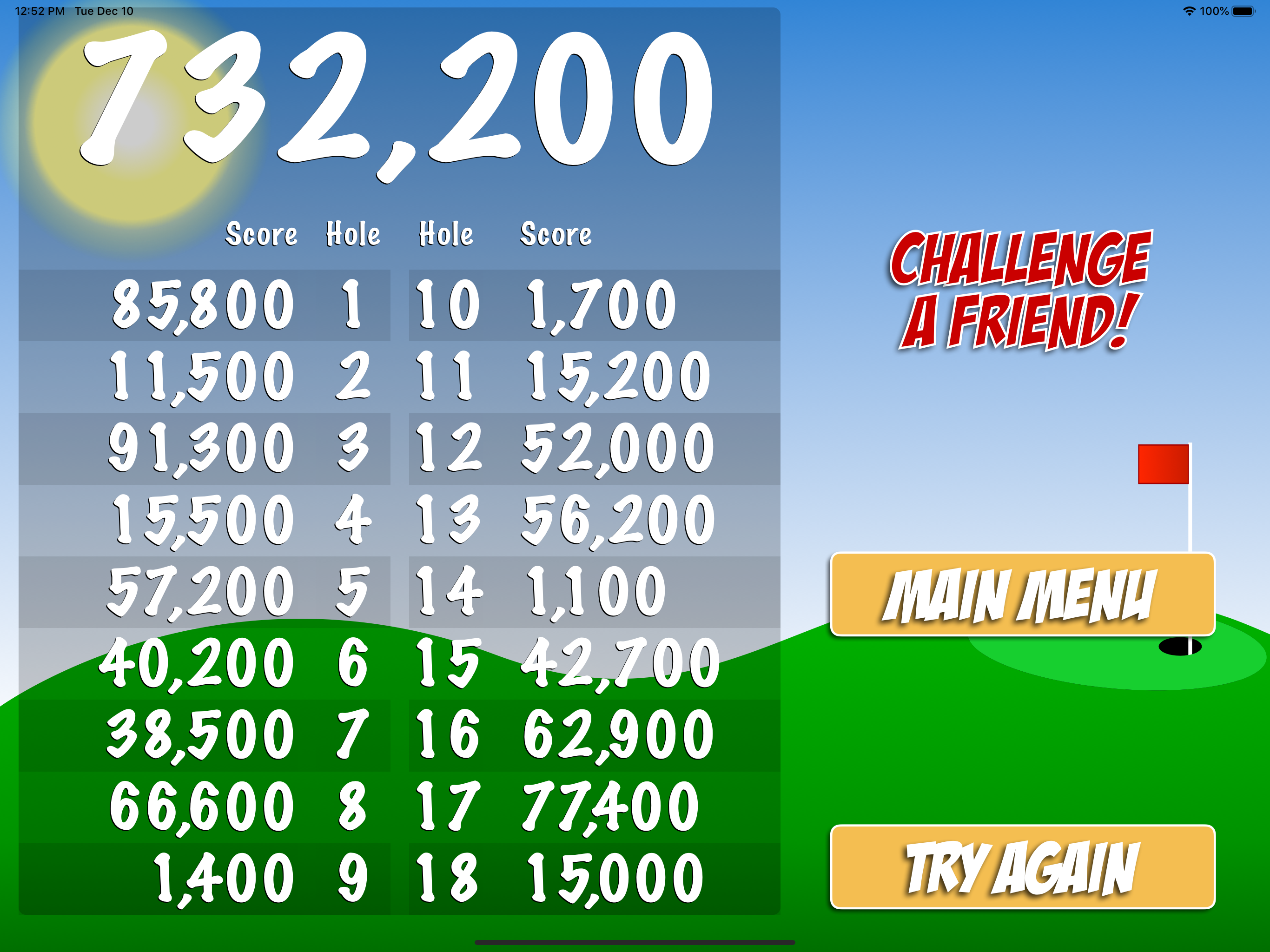 Golf Solitaire 2