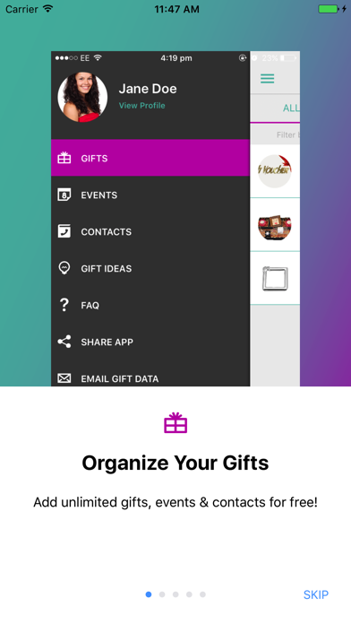 GiftLog - Gift List Manager Screenshot