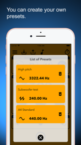 Tone Generator EX screenshot