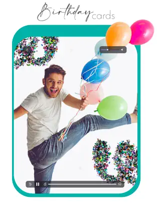 Imatge 1 Crear videos de cumpleaños gif iphone