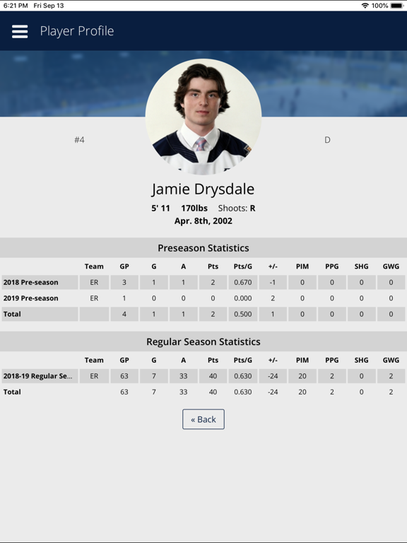 Erie Otters Mobile iPad screenshot 5 - Sports app