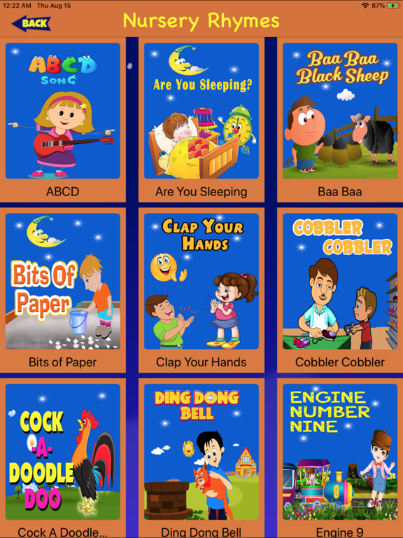 Screenshot #5 pour Nursery Rhymes-Preschool Poems