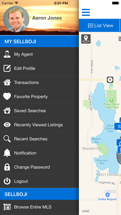 Lake Okoboji Real Estate Screenshot