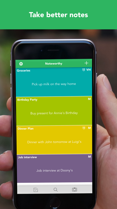 Screenshot #1 pour Noteworthy - Notes & Reminders