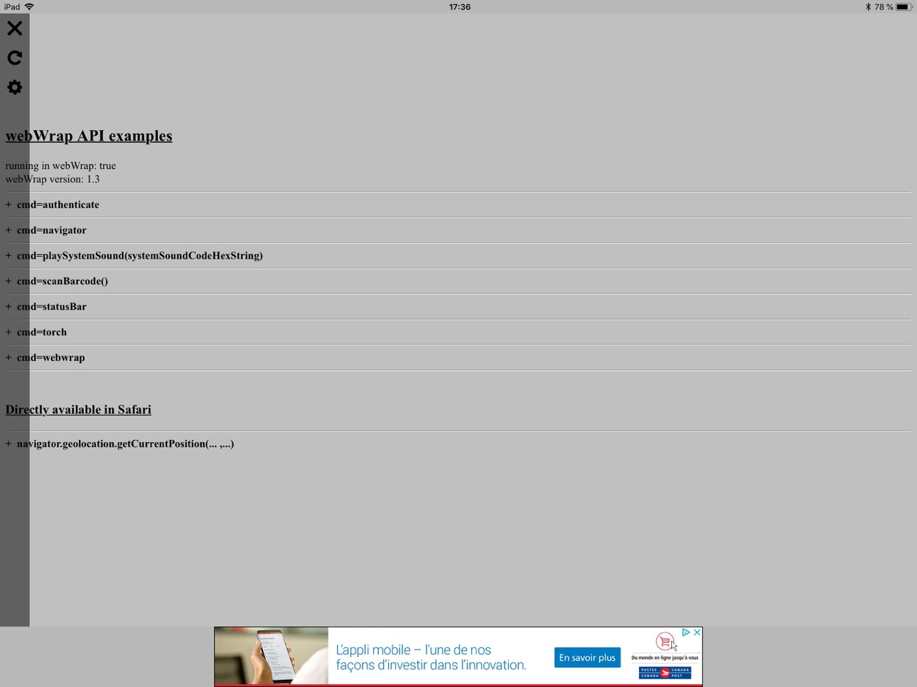 iPad screenshot