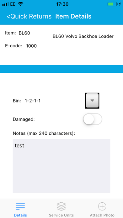RentalResult QRv2 Screenshot