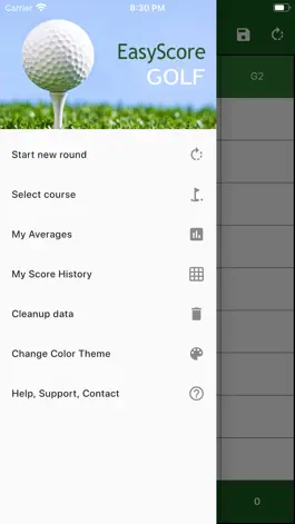 Game screenshot EasyScore Golf Scorecard mod apk