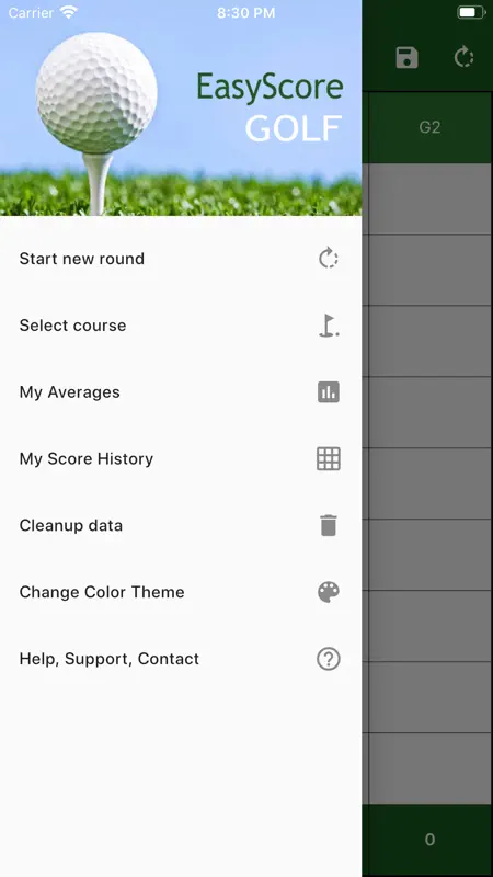 EasyScore Golf Scorecard screenshot 1 of 10