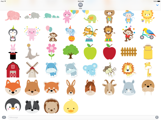 Screenshot #5 pour Cute Animal Friends Stickers