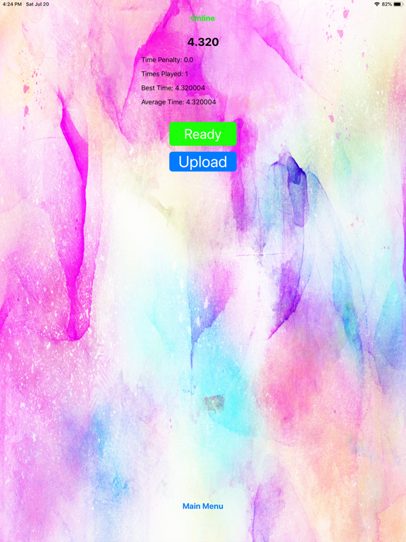 Reaction Time Speed iPad screenshot