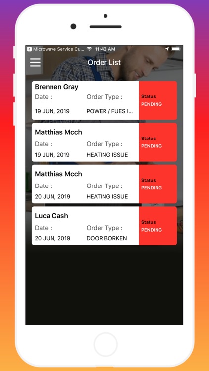 Microwave Service Provider screenshot-4
