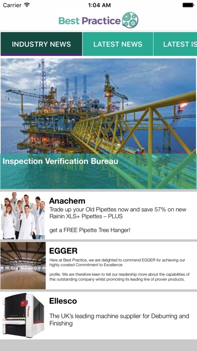 Best Practice Industry UK Screenshot