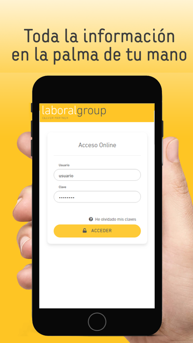 Laboral Group app screenshot