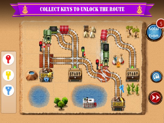 Rail Maze 2: Train puzzle game iPad screenshot 5 - Games app