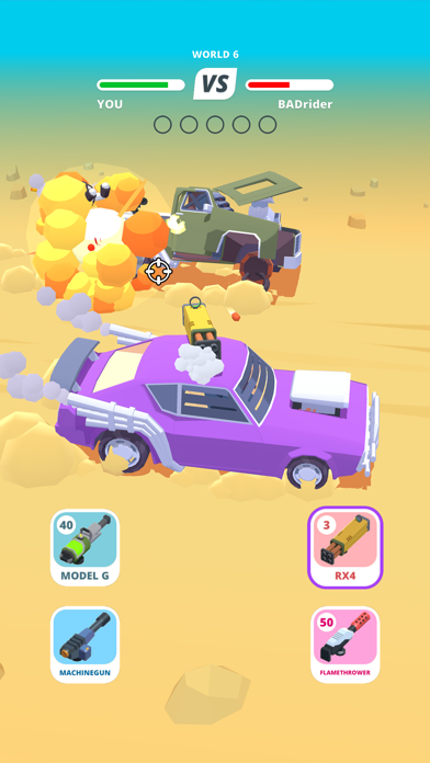 screenshot of Desert Riders - Wasteland Cars 1