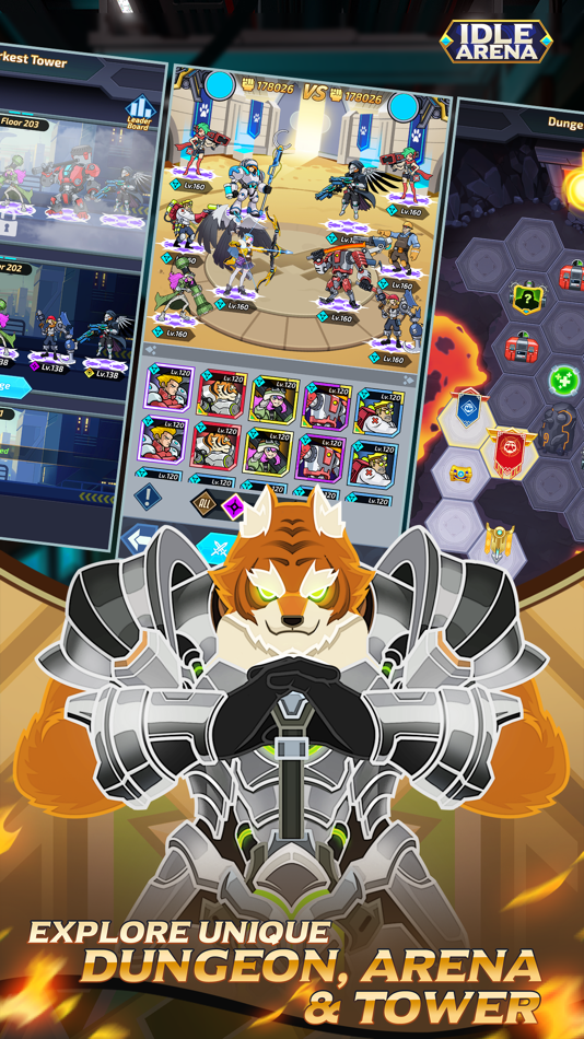 #4. Idle Arena RPG Clicker Battles (iOS) 由: Usman Musaddiq