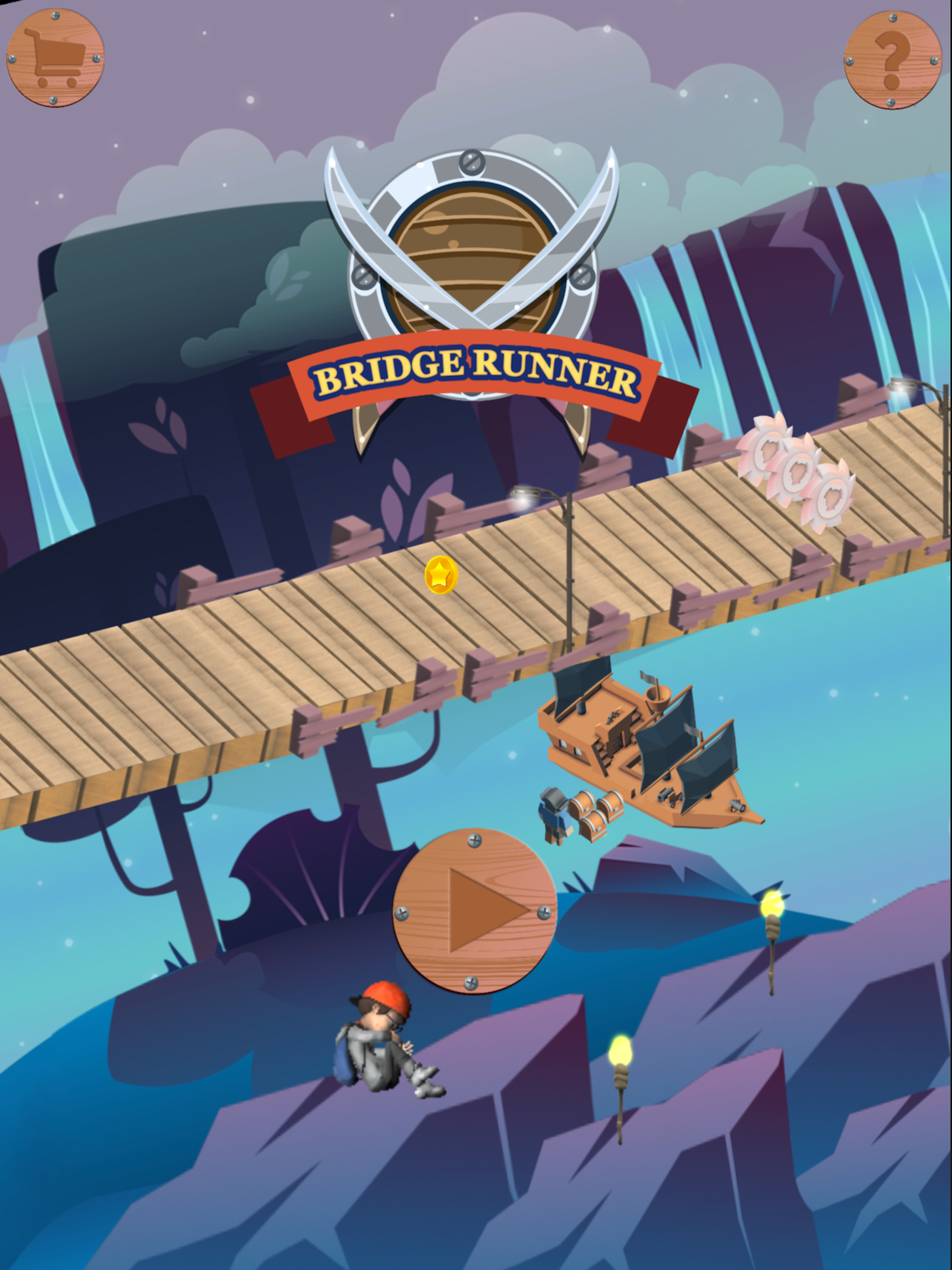 Risky Bridge Cross Runner screenshot 7